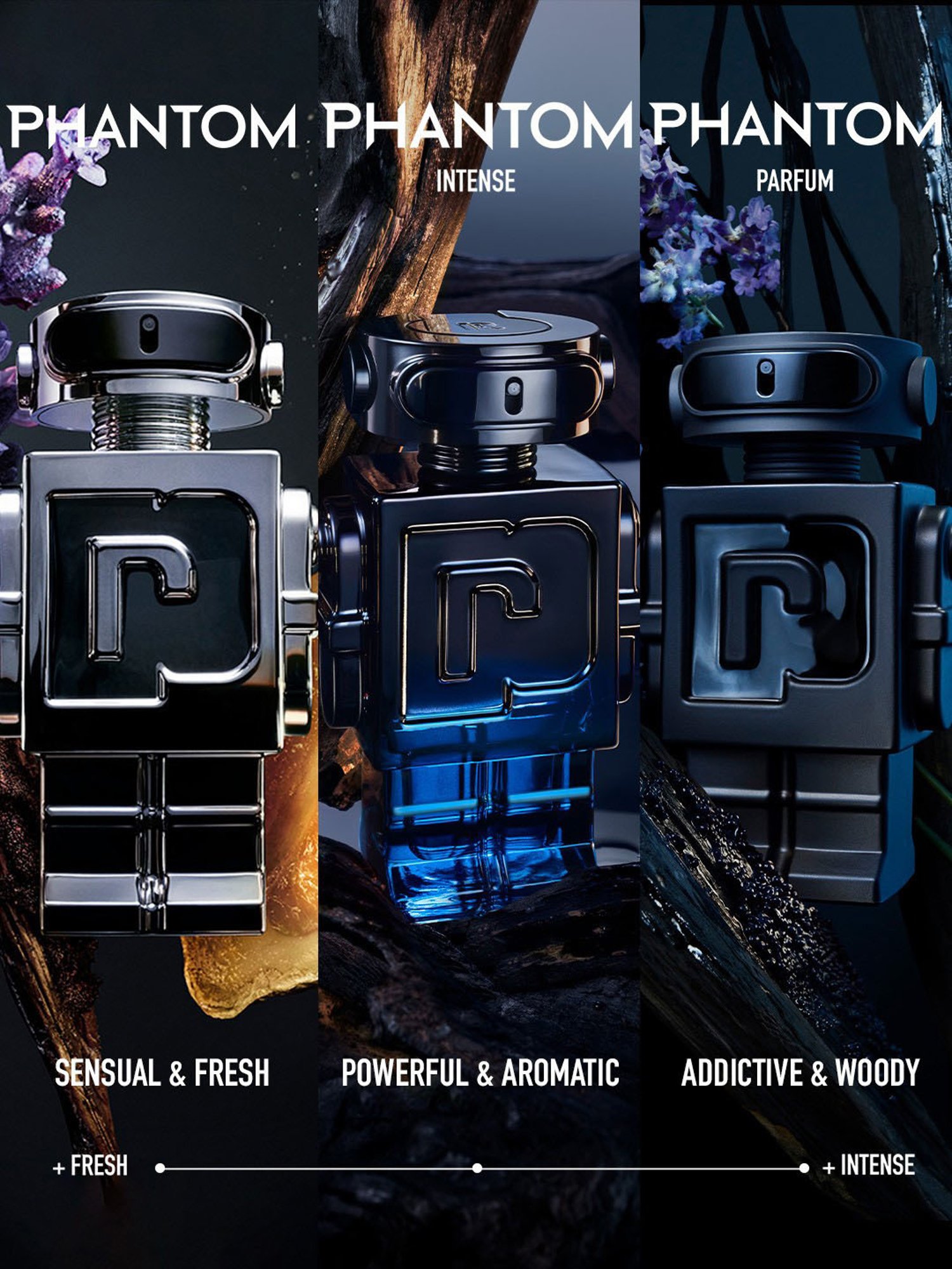 Rabanne  Phantom Intense Eau de Parfum for Men - 50 ml