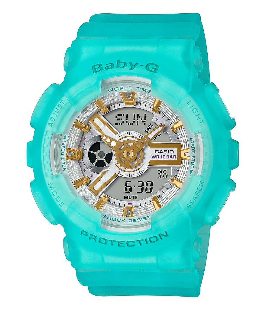 G-Shock Baby G Ana Digi Blue Skeleton Shock Resistant Watch