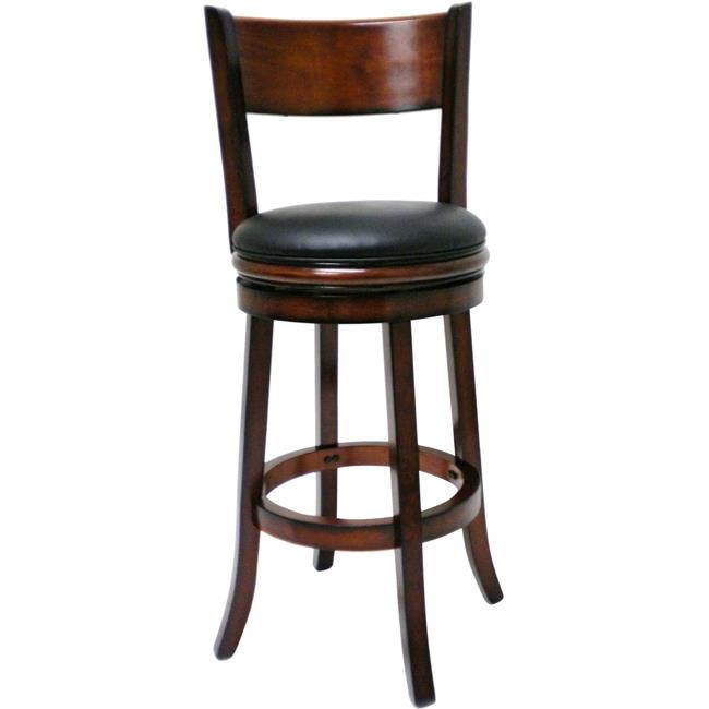 Boraam 29" Palmetto Swivel Stool in Brandy Finish