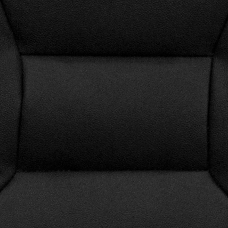 Emma and Oliver Mid-Back Black Leather Swivel Ergonomic Task Office Chair with Adjustable Arms