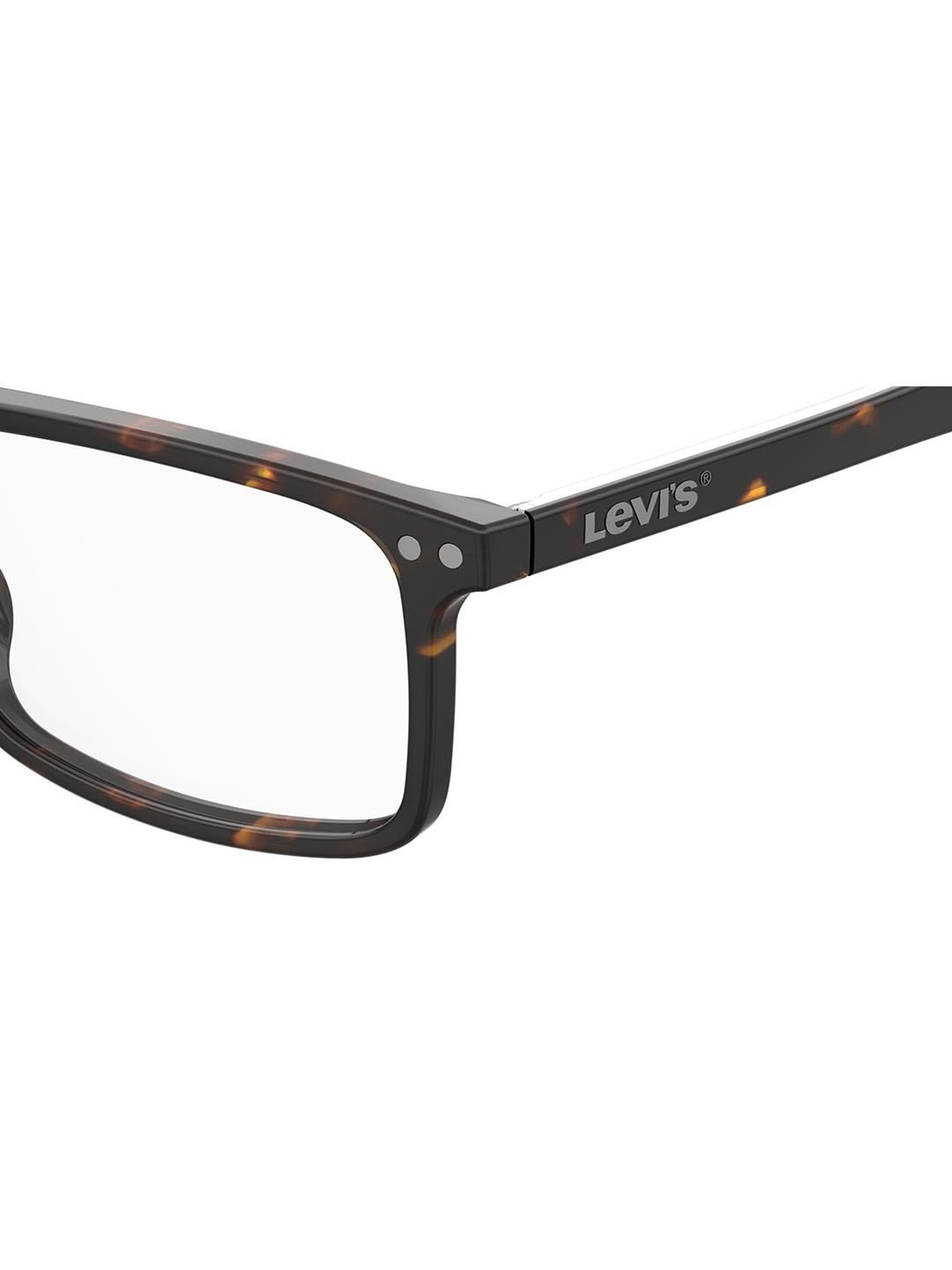Levi's Havana Rectangular Eye Frames for Men