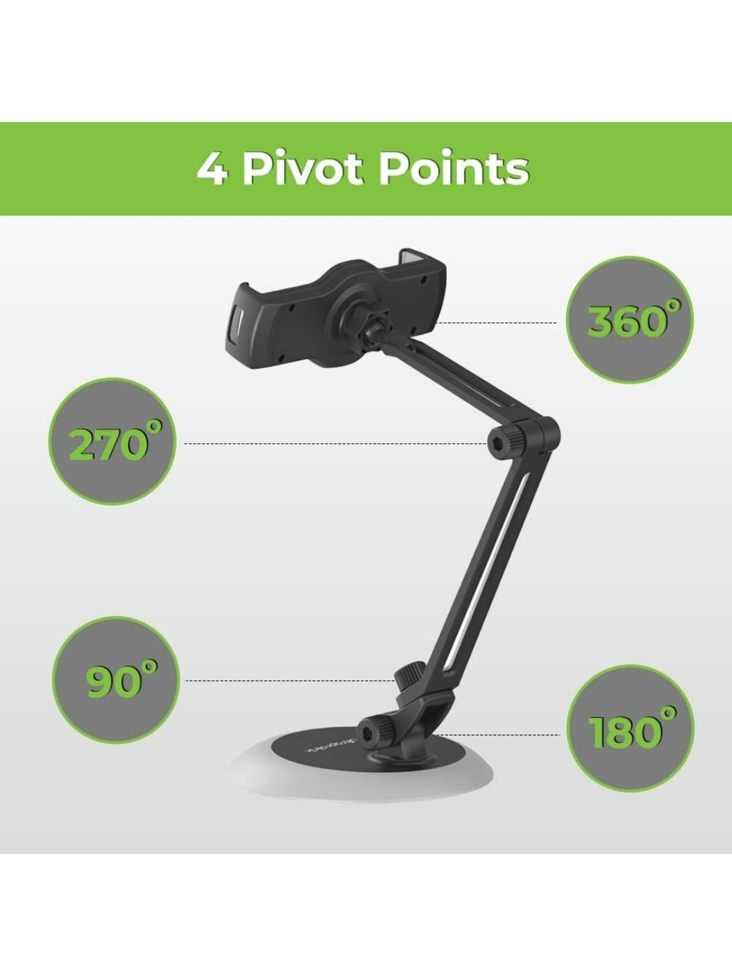 GRIPP Magic Stand Compatible for All Mobile Phones Devices (Black)