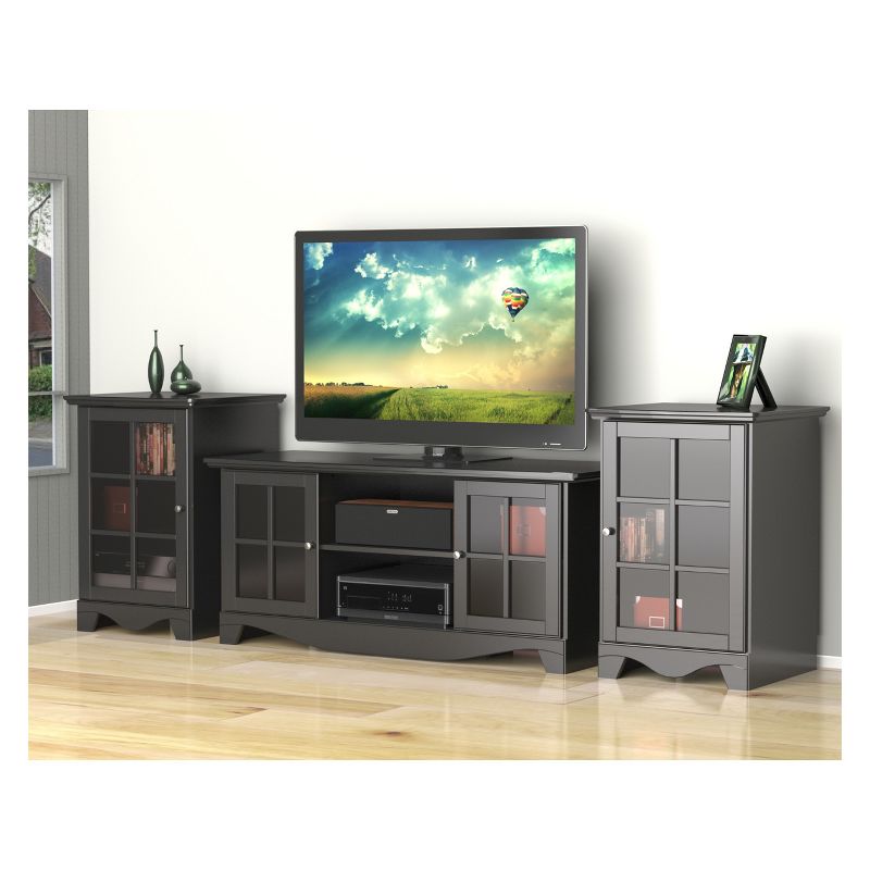 Pinnacle 56" TV Stand Black - Nexera