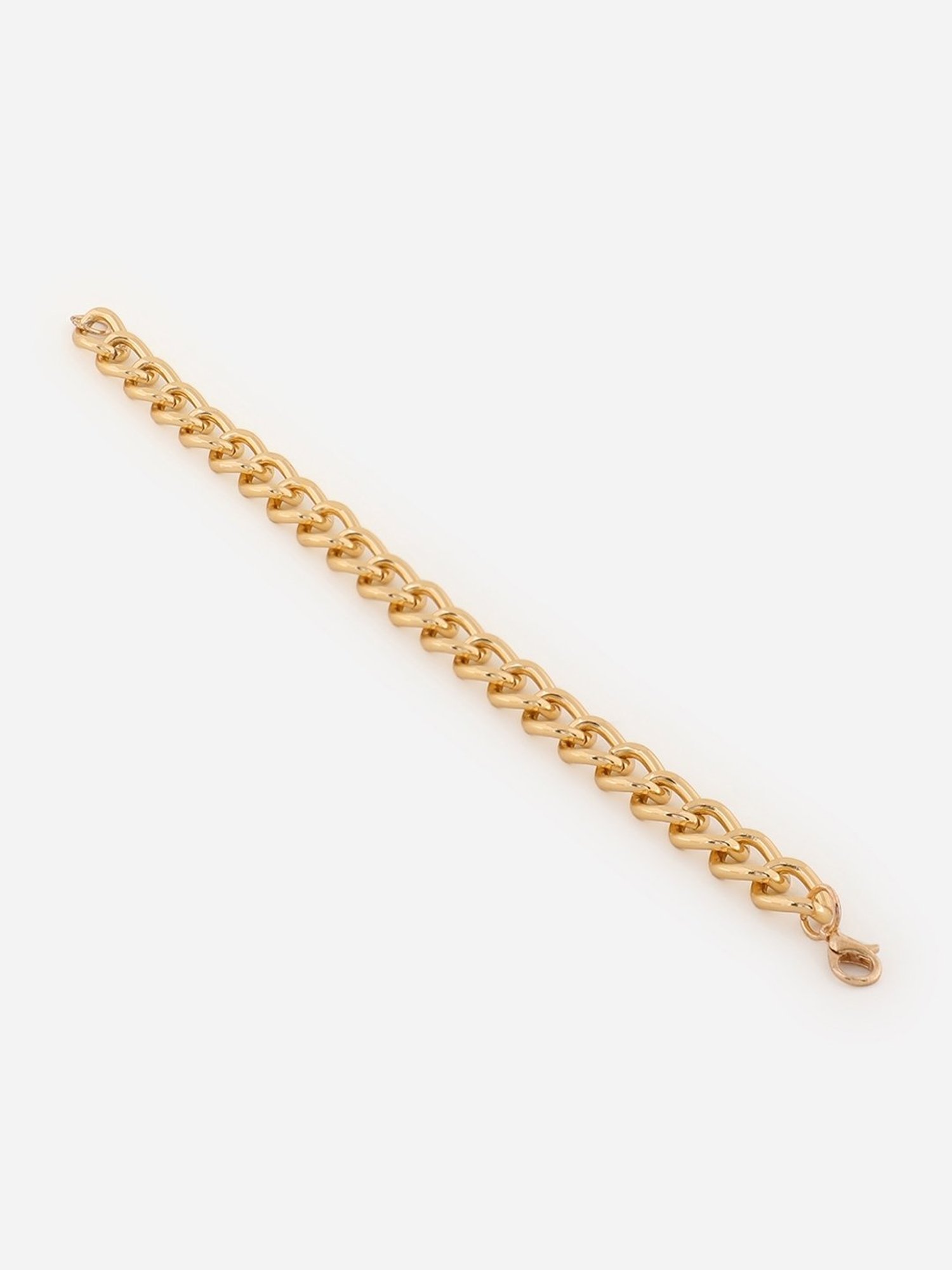 ToniQ Gold-Plated Linked Chain Bracelet for Women