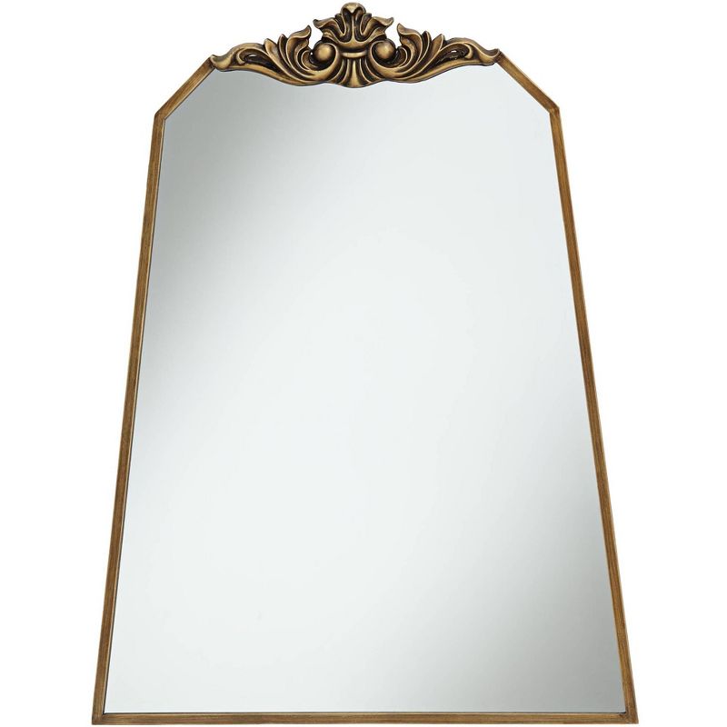 Noble Park Morrey 25 3/4" x 34 1/4" Crown Top Angled Wall Mirror