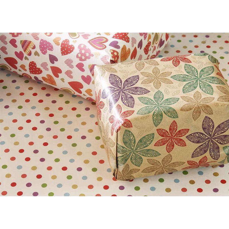 Juvale 24 Sheets Decorative Gift Wrapping Paper for All Occasions, Crafts Supplies (27.5 x 17.2 In)