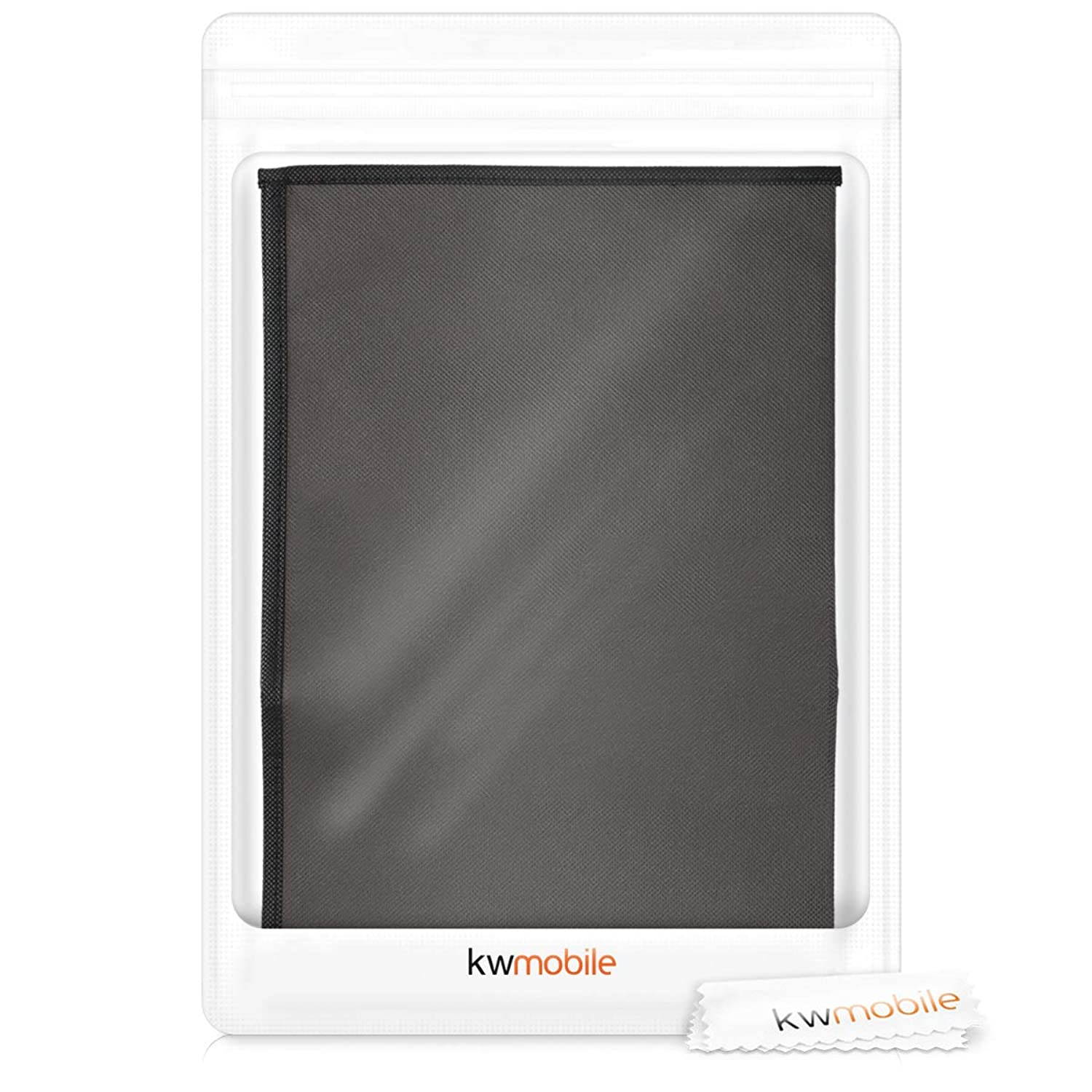 kwmobile Keyboard Cover Compatible with Microsoft All-in-One Media Keyboard - Protective Skin Computer Keyboard Dust Cover Case - Dark Grey