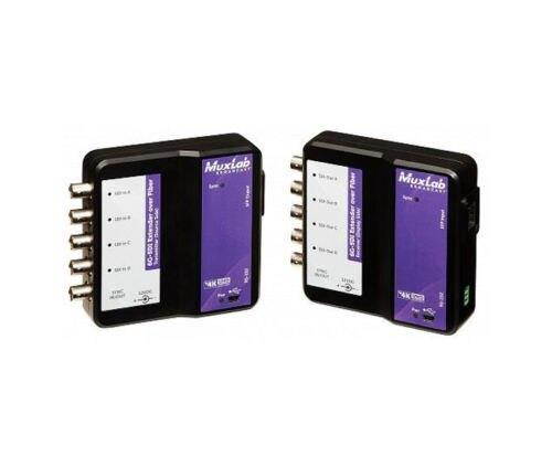 MuxLab 500732-SM40 6G-SDI over Single-Mode Fiber Extender Kit w/2-Yr Warranty