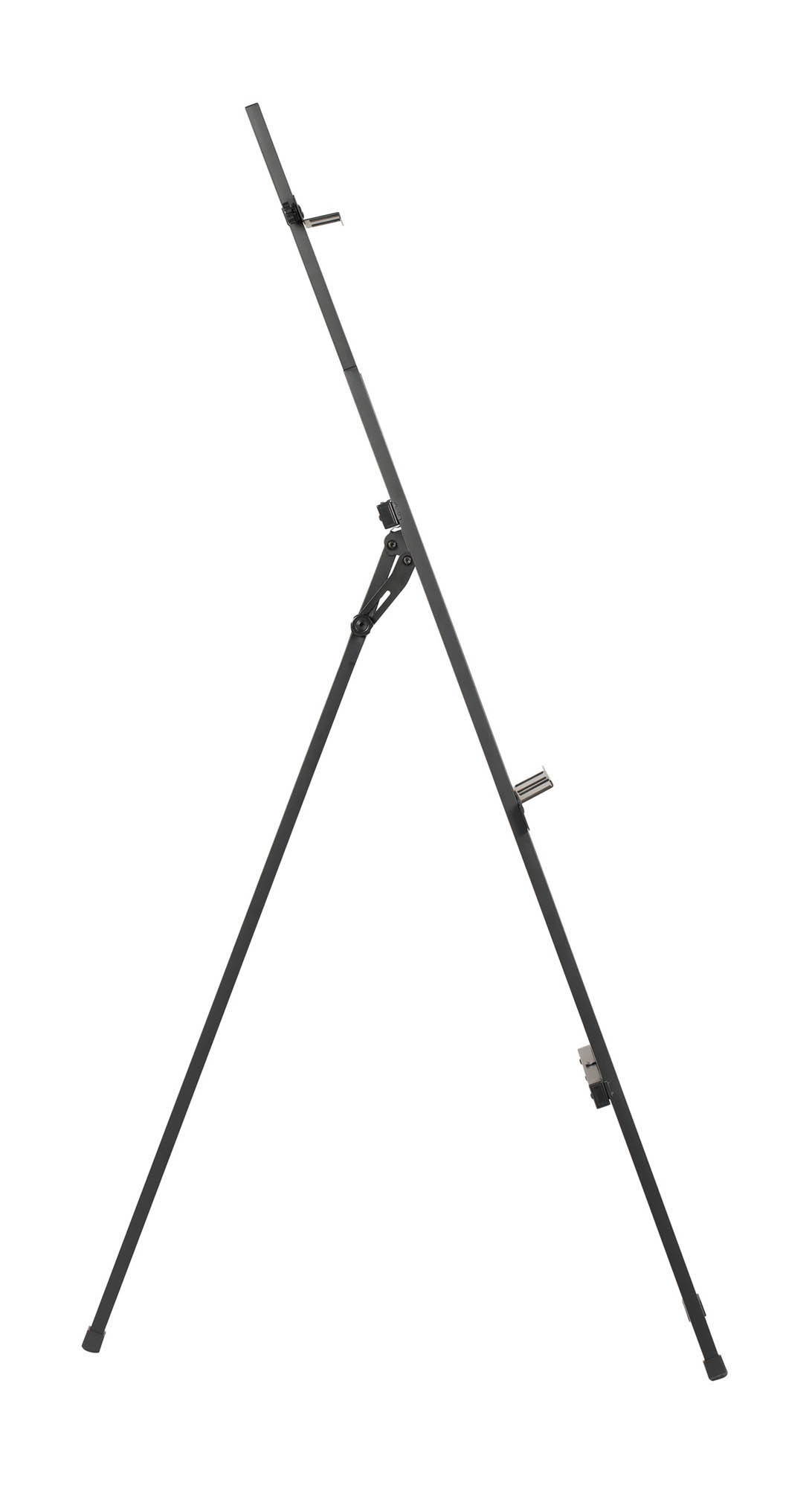 Studio Designs Portable Multipurpose Heavy-Duty Metal, Museum Display Art Tripod Easel for Large Canvases  (68" H) - Black