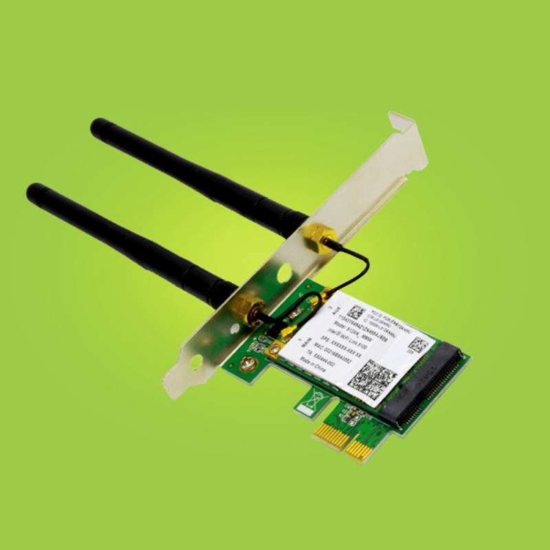 Quality High speed network adapter Dual Band 2.4/5Ghz WiFi PCI-E Network Card 450Mbps PC Desktop Wireless Adapter
