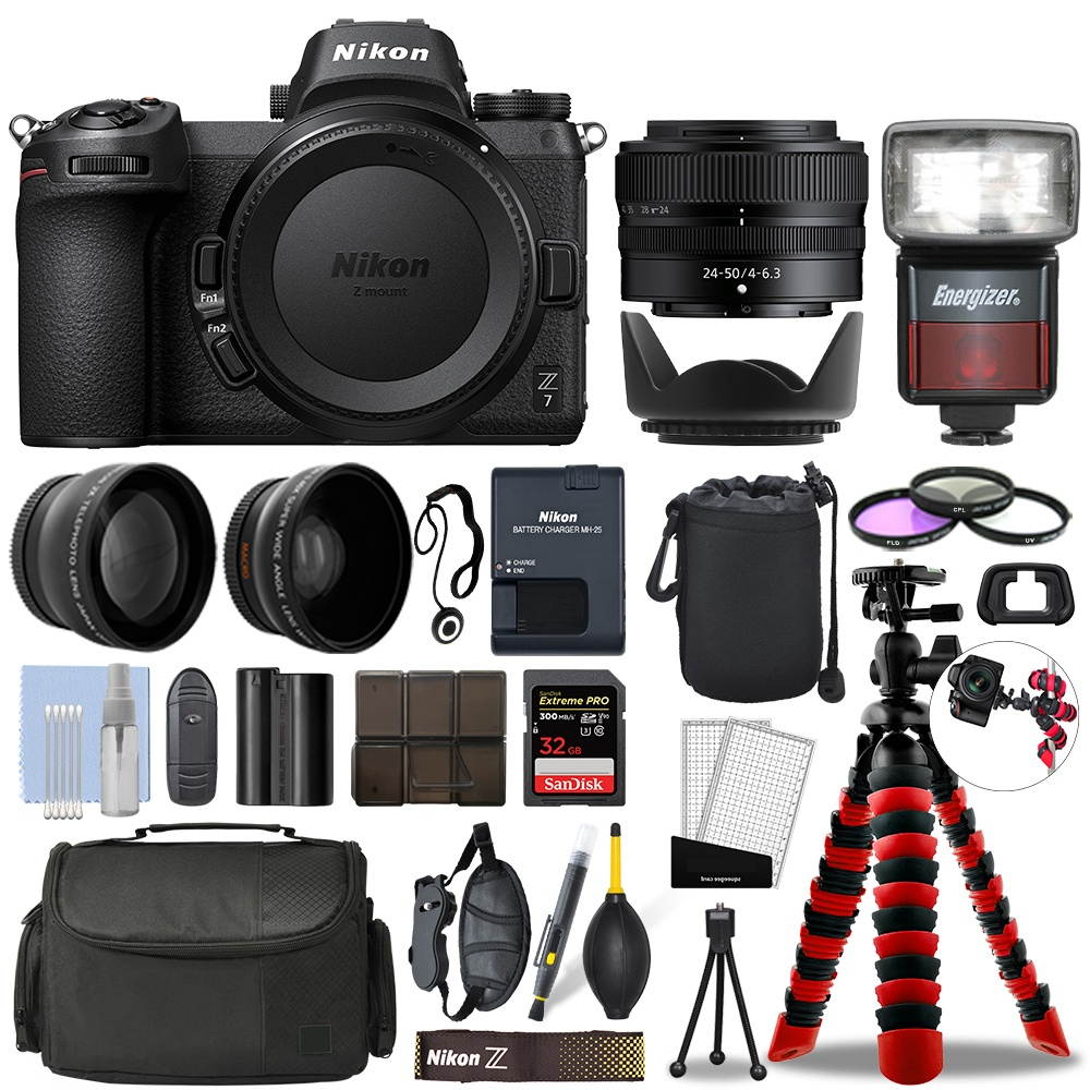 Nikon Z 7 Mirrorless Digital Camera Body 45.7 MP Full-Frame