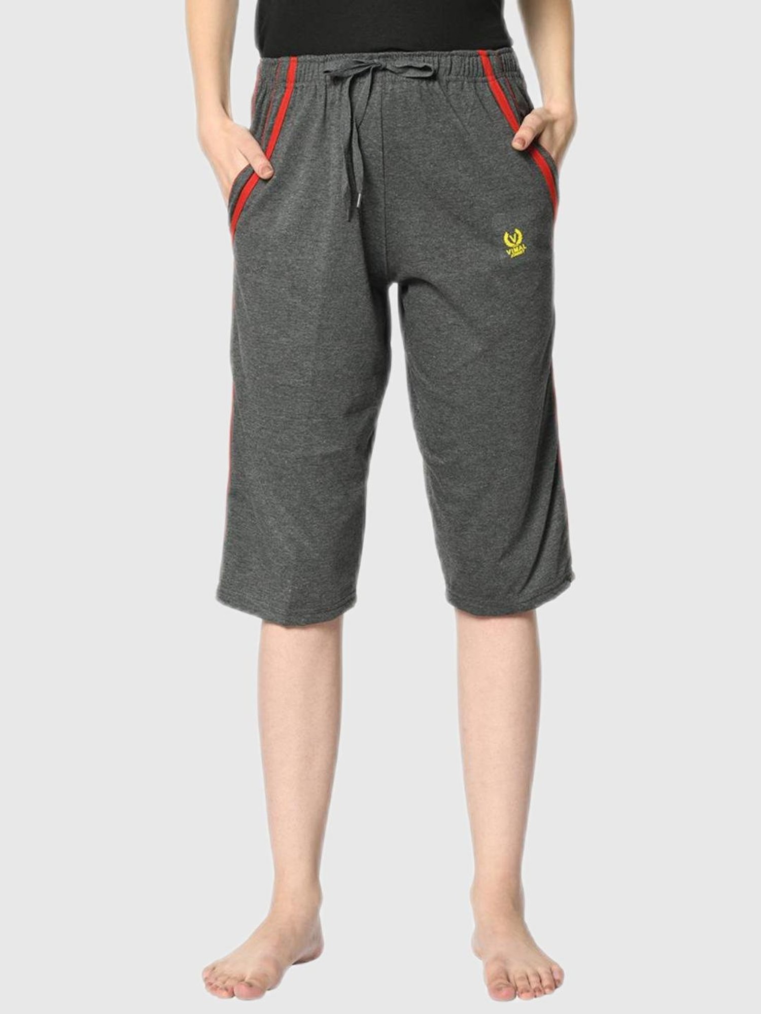 KENDALL + KYLIE Black High Rise Capris