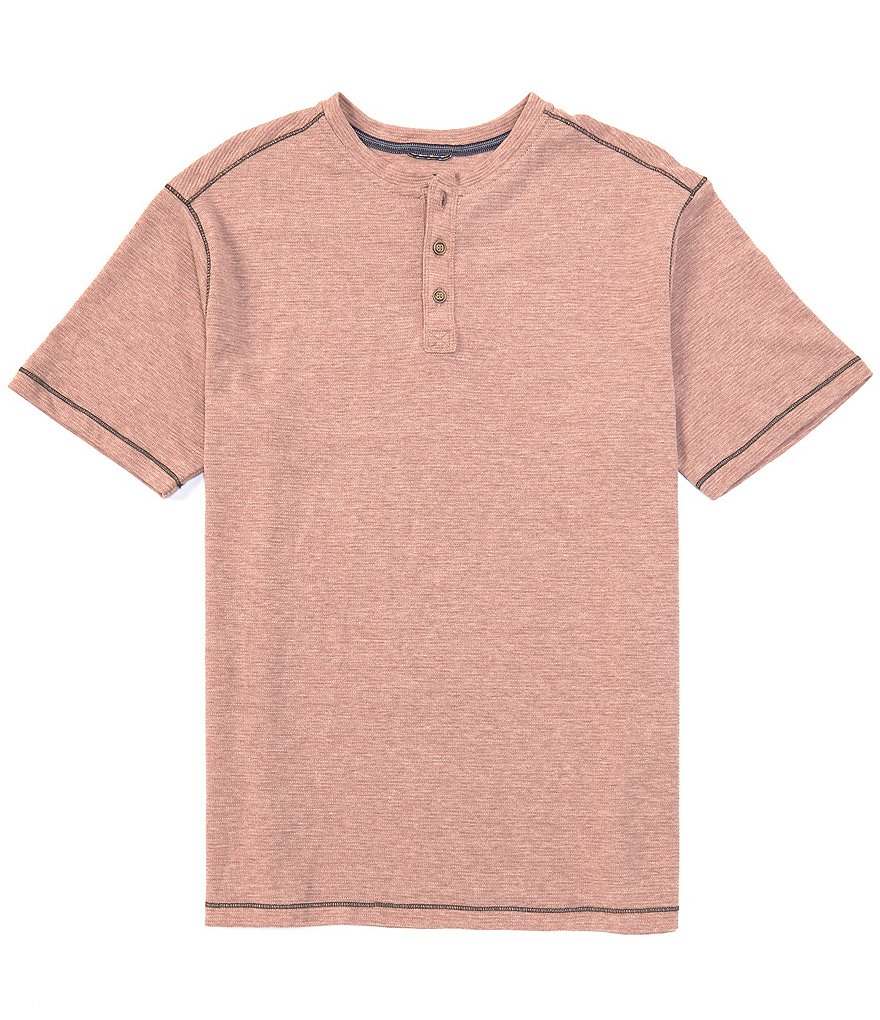 Solaris Short-Sleeve Waffle Henley