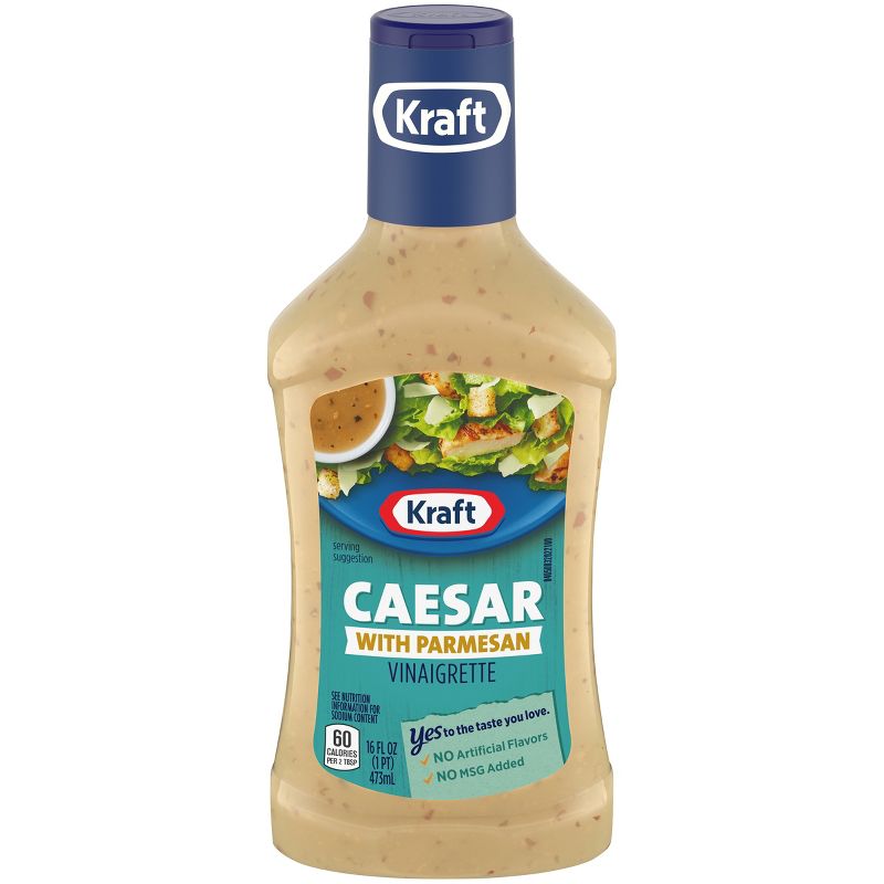 Kraft Vinaigrette Caesar Parmesan Salad Dressing - 16fl oz
