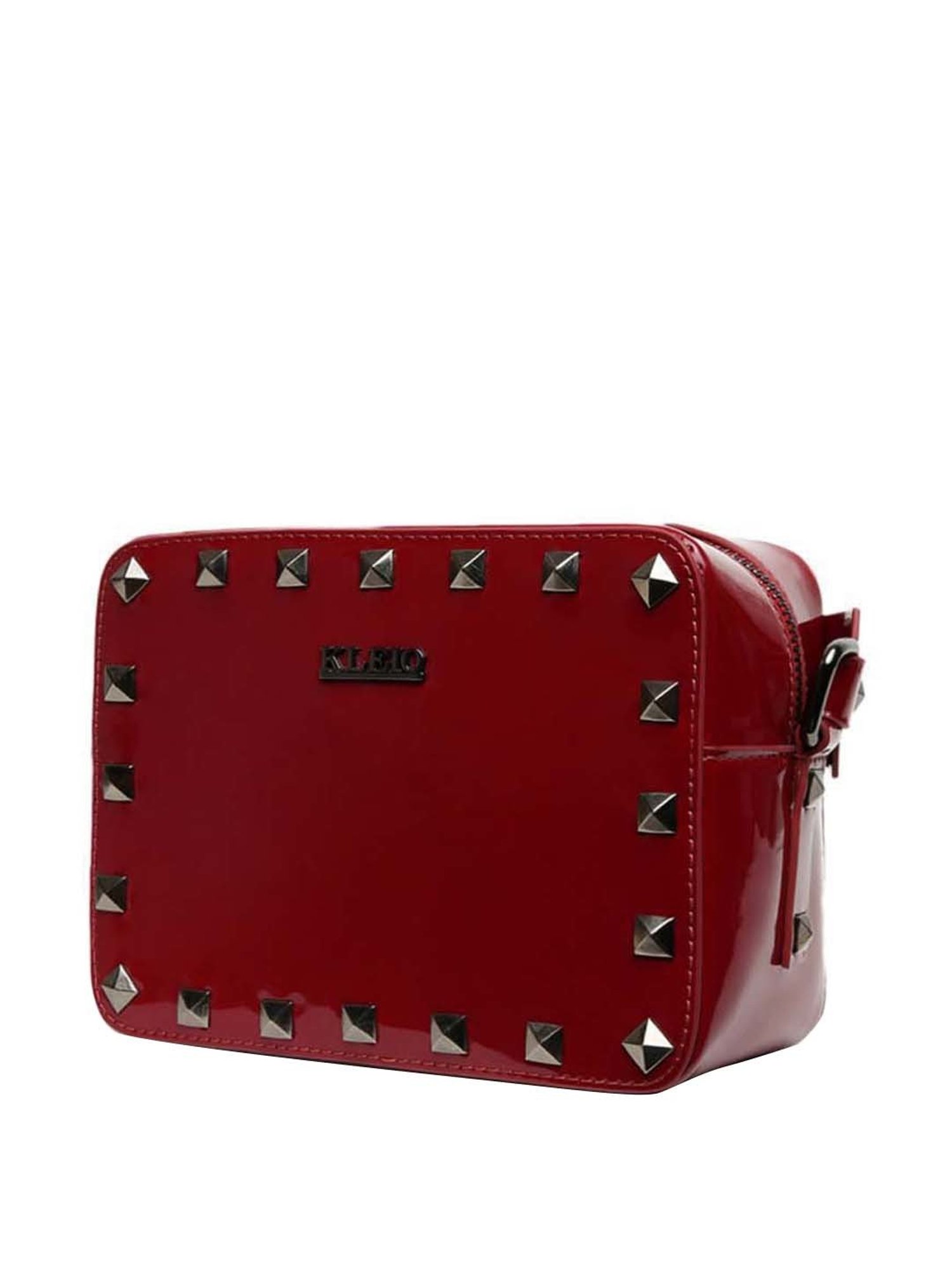 KLEIO Maroon Solid Small Sling Handbag