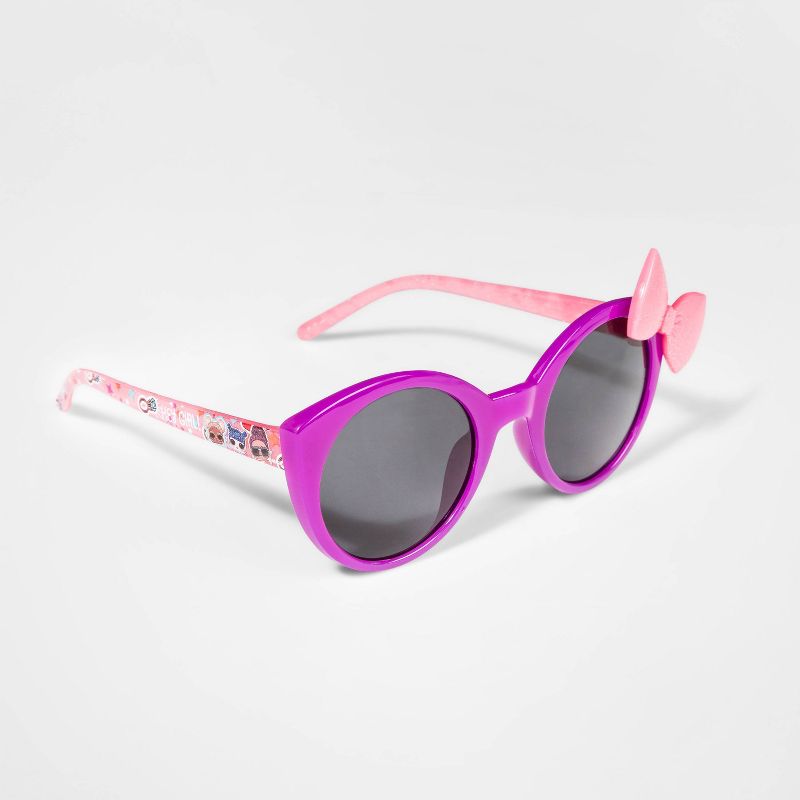 Girls' Mirror Lens Sunglasses - Cat & Jack™ Purple/Blue