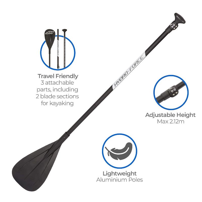 Inflatable Stand Up Lake Paddle Board Bundled w/ Inflatable Stand Up Board Kayak