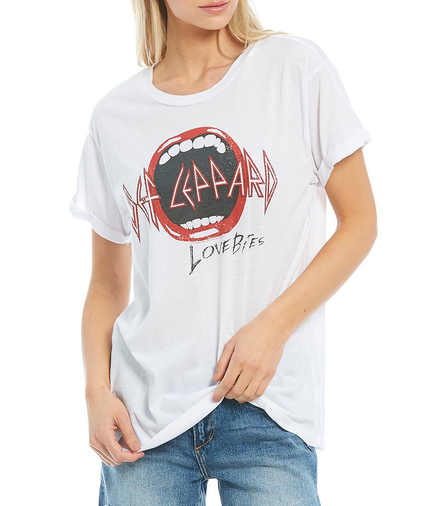 Chaser Knit Def Leppard Love Tee