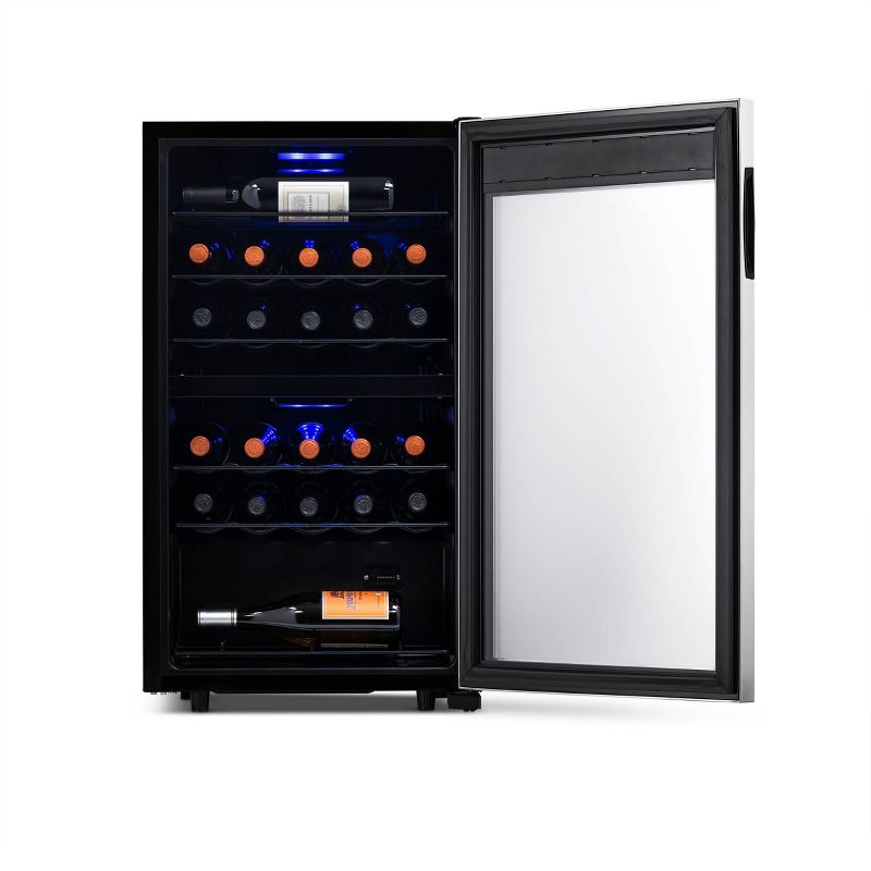 NewAir 28-Bottle Dual-Zone free standing Wine Cooler