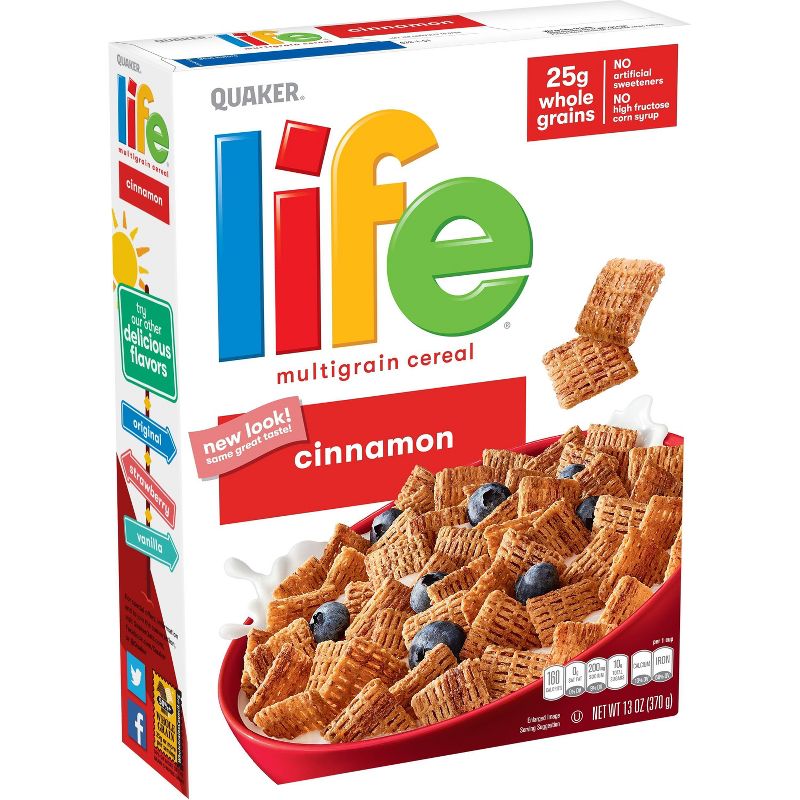 Life Cinnamon Breakfast Cereal  - 13oz - Quaker Oats