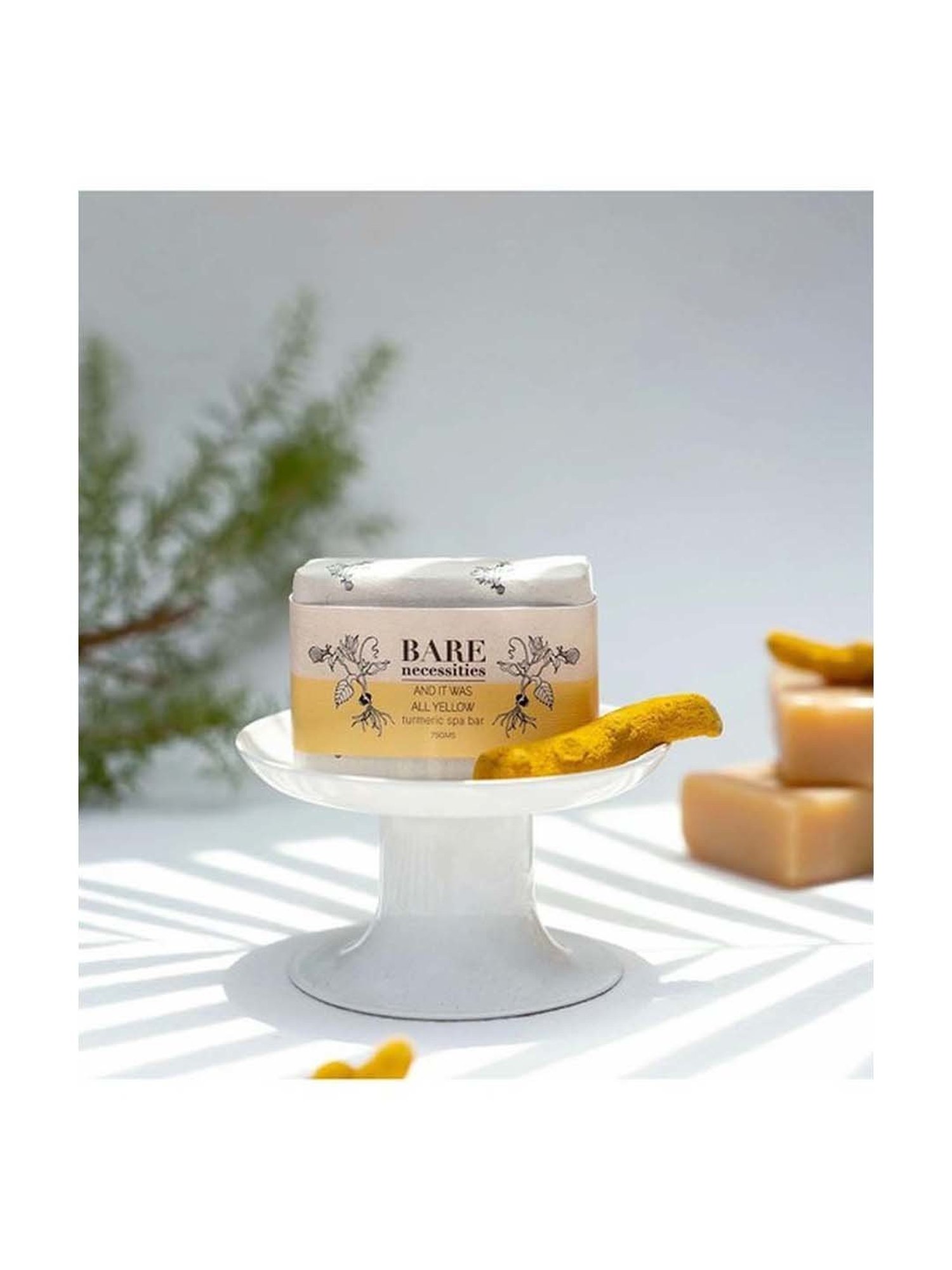 Bare Necessities Turmeric Spa Bar - And It was All Yellow - 75 gm