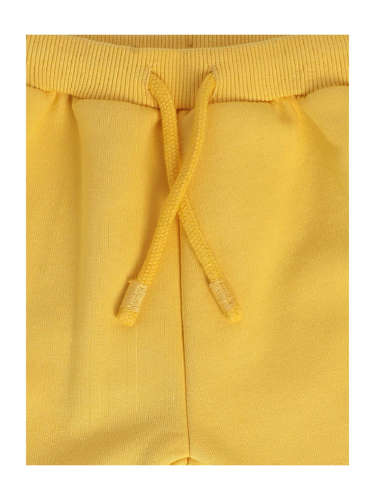 MINIKLUB Kids Yellow Solid Joggers