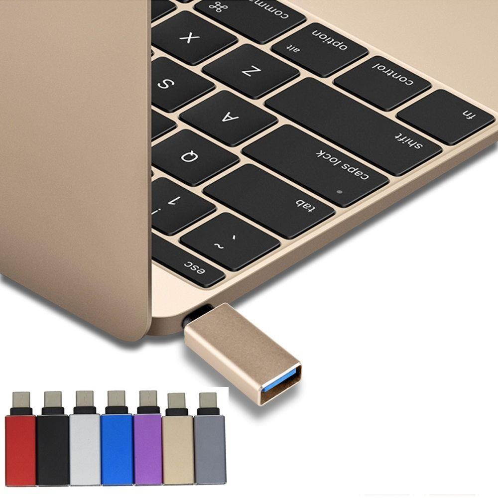 Type C USB-C 3.1 Male to Type A USB 3.0 Female OTG Adapter