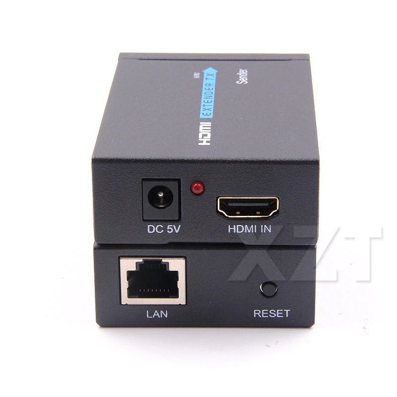 Newest 60M HDMI Extender 1080p 3D HDMI Transmitter Receiver over Cat 5e/6 RJ45 Ethernet Converter US EU Plug