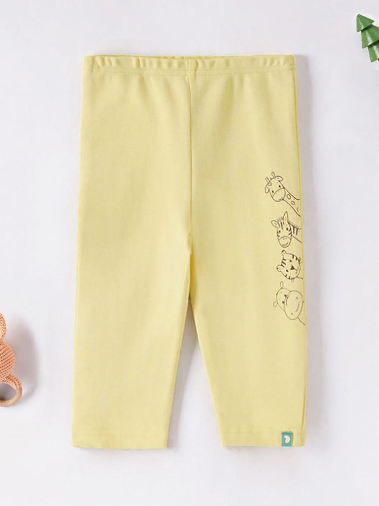 Ed-a-Mamma Baby Yellow Solid Joggers