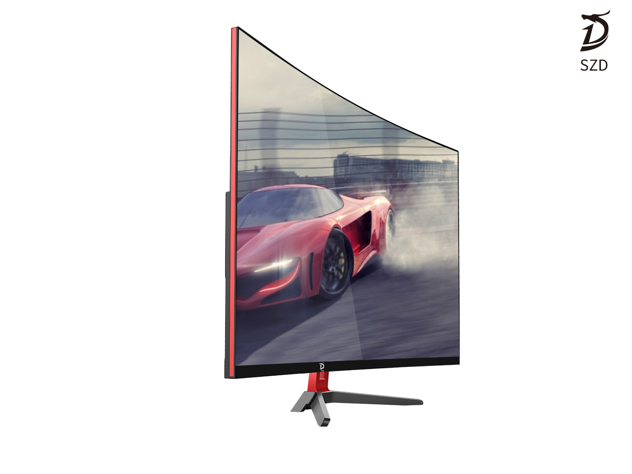 SZD 32&rdquo; Full HD 165 Hz 1920 x 1080 P R1800 Curved Gaming Monitor, 2 ms response 1000:1 Desktop Computer Monitor, AMD Freesync Premium PC Display, Widescreen ,1xHDMI, 1xDP, 1xVGA