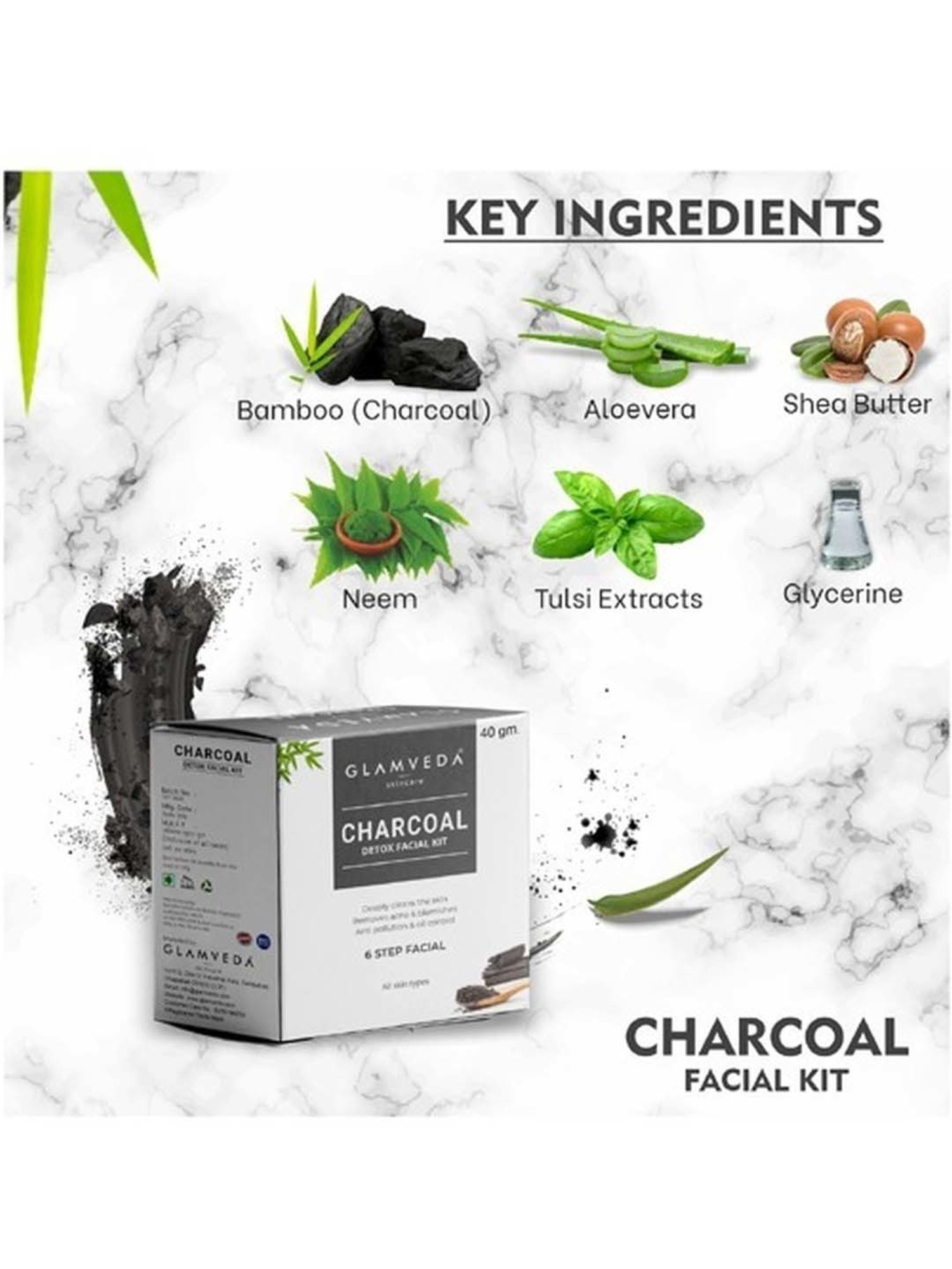 Charcoal Detox  Facial Kit