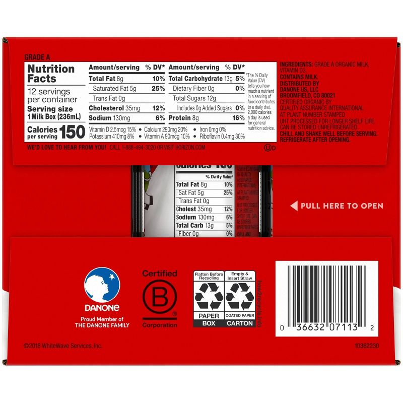 Horizon Organic Whole Milk - 96oz