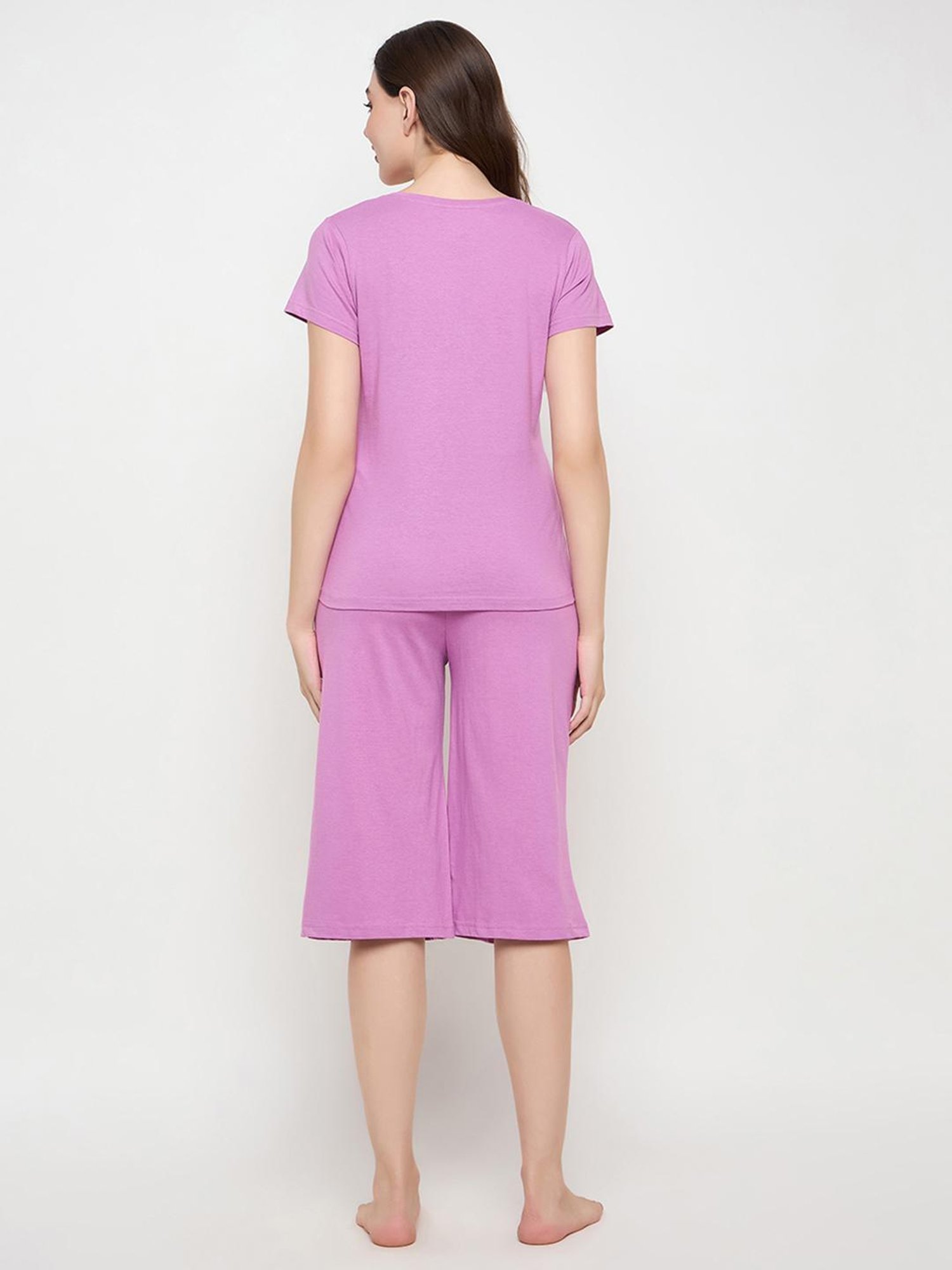 Secret Wish Lavender Hoodie With Lounge Pants