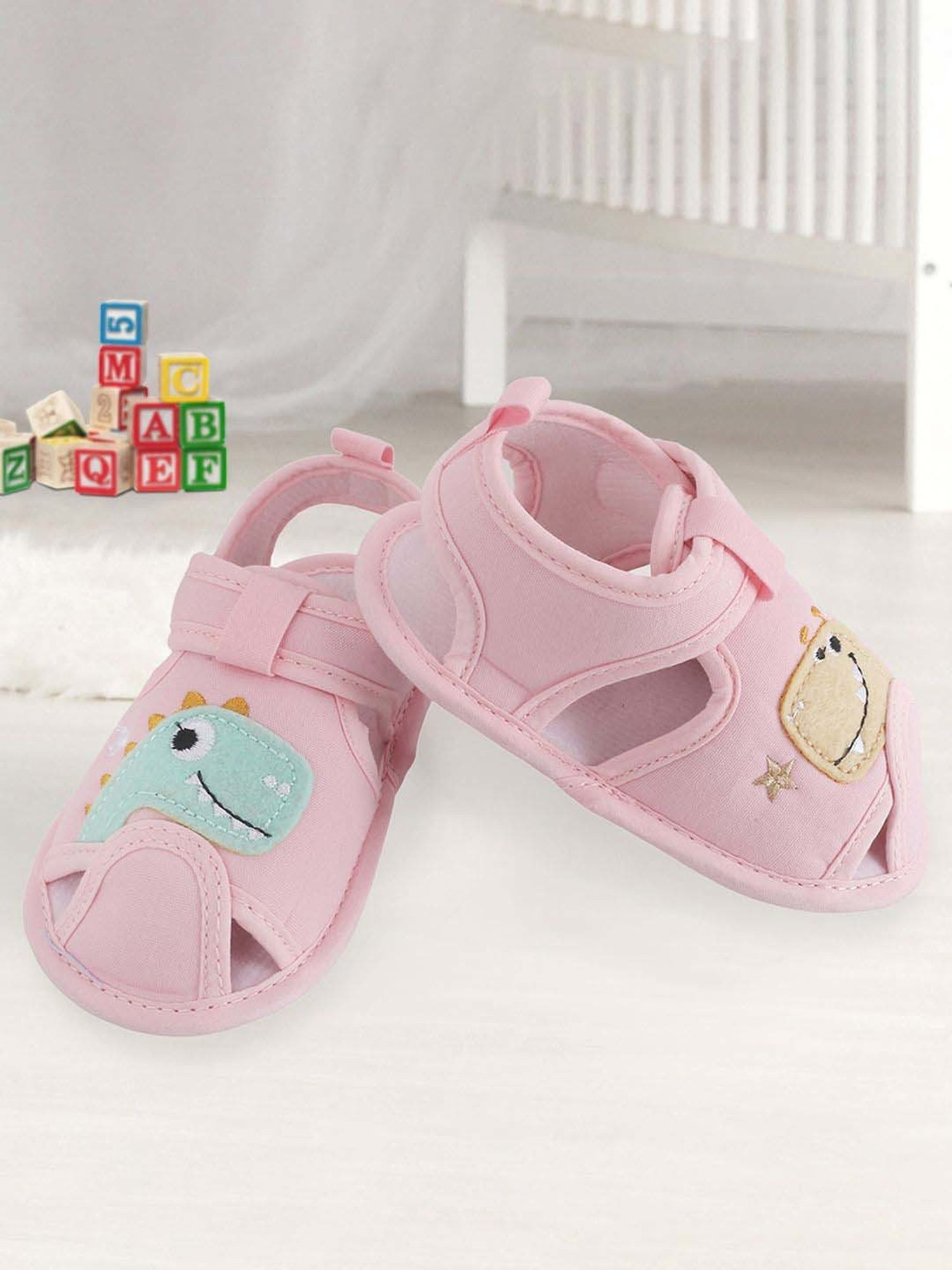 Baby Moo Kids Pink Casual Sandals