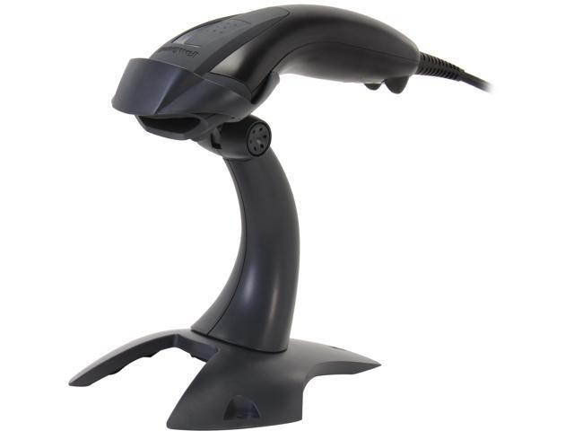 Honeywell Voyager 1200g Wired Laser 1D Barcode Scanner, RS232/USB/KBW/IBM, USB Kit with Stand, Black - 1200G-2USB-1