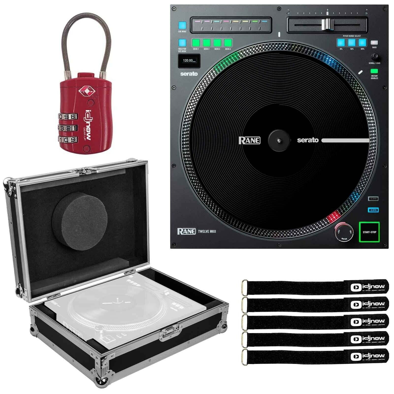 Rane TWELVE MKII 12" Motorized Vinyl Feel Turntable DJ Controller System w Case