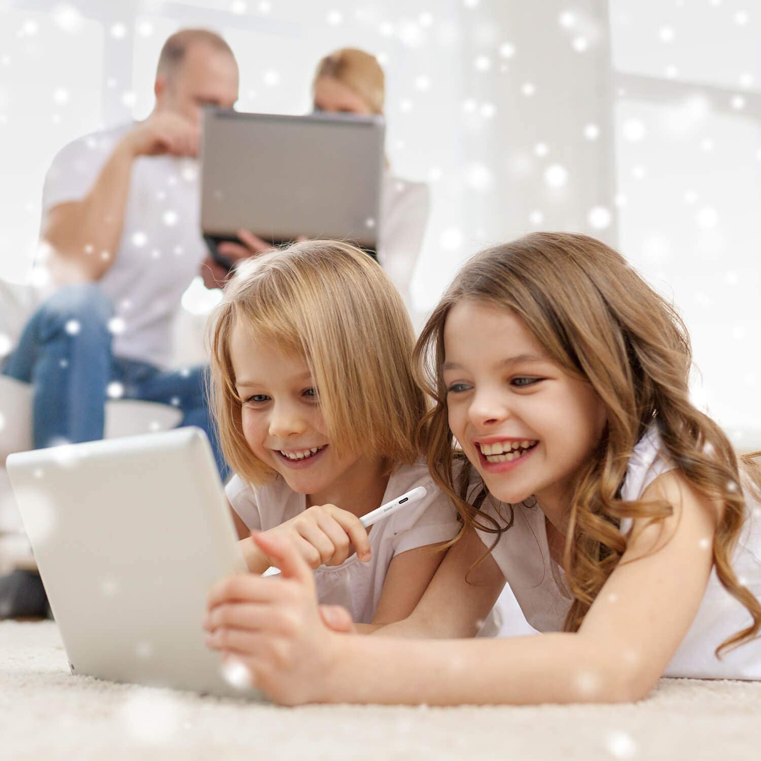 Stylus Pen for Apple iPad Pencil: Touch Pencil with Palm Rejection for Precise Writing & Drawing - Compatible with Apple iPad Pro 11/12.9 Inch iPad 6th/7th | iPad Mini 5th | iPad Air 3rd Gen