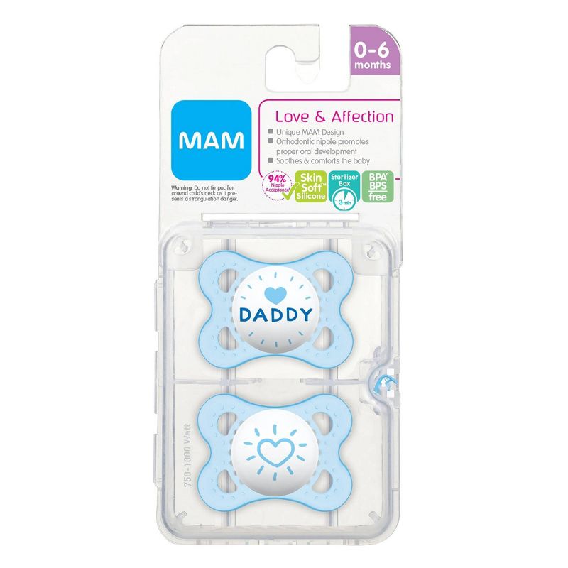 Medela Baby Original Pacifier - Blue 6-18 Months 2pk