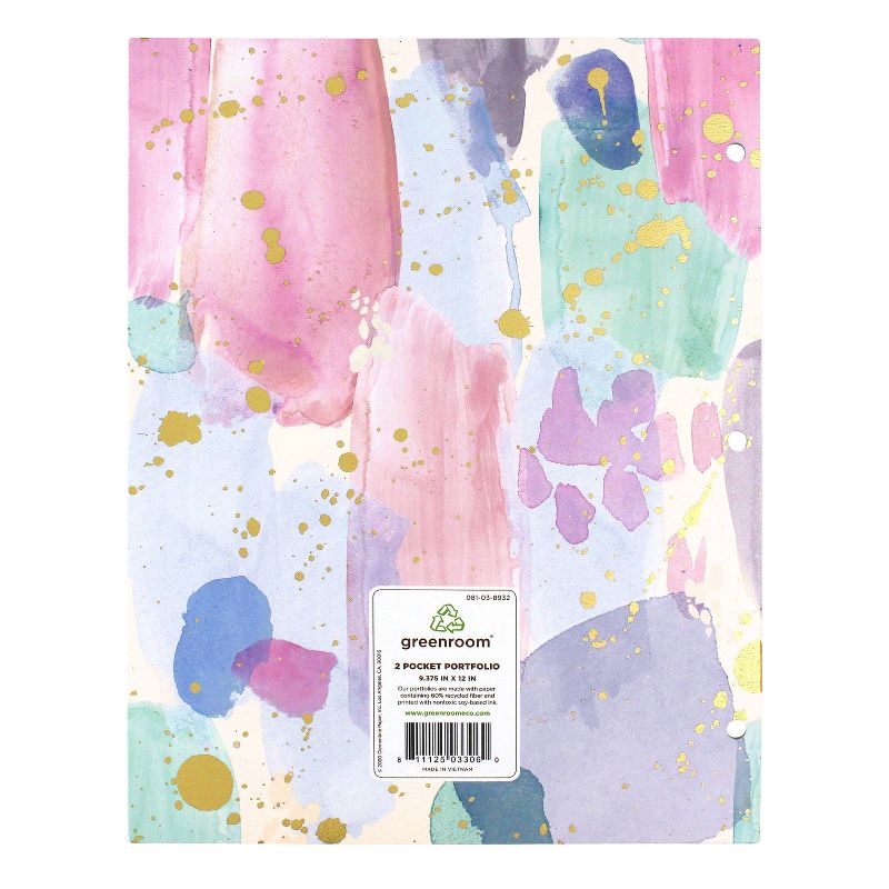 Portfolio 2 Pocket Brushstroke Pastel - greenroom