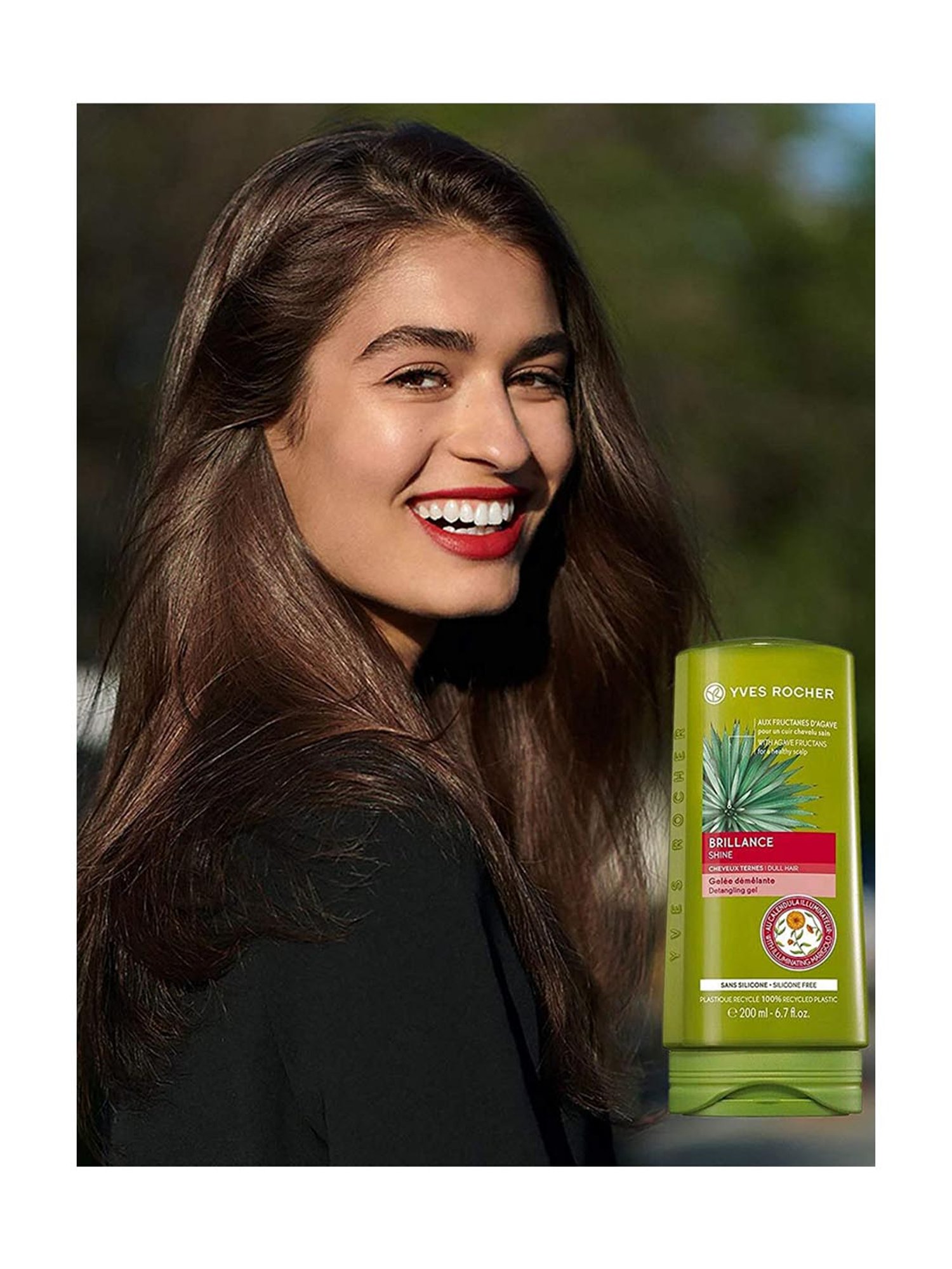 Yves Rocher Shine Detangling Gel Conditioner - 200 ml