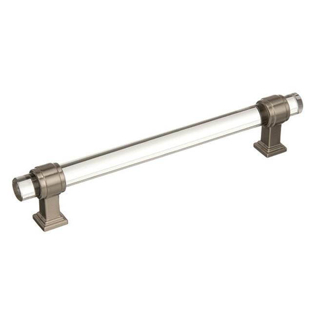 Amerock A36656 CG10 160 mm Glacio Cabinet Pull - Clear, Satin Nickel