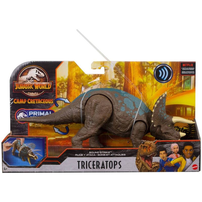 Jurassic World Sound Strike Triceratops Figure
