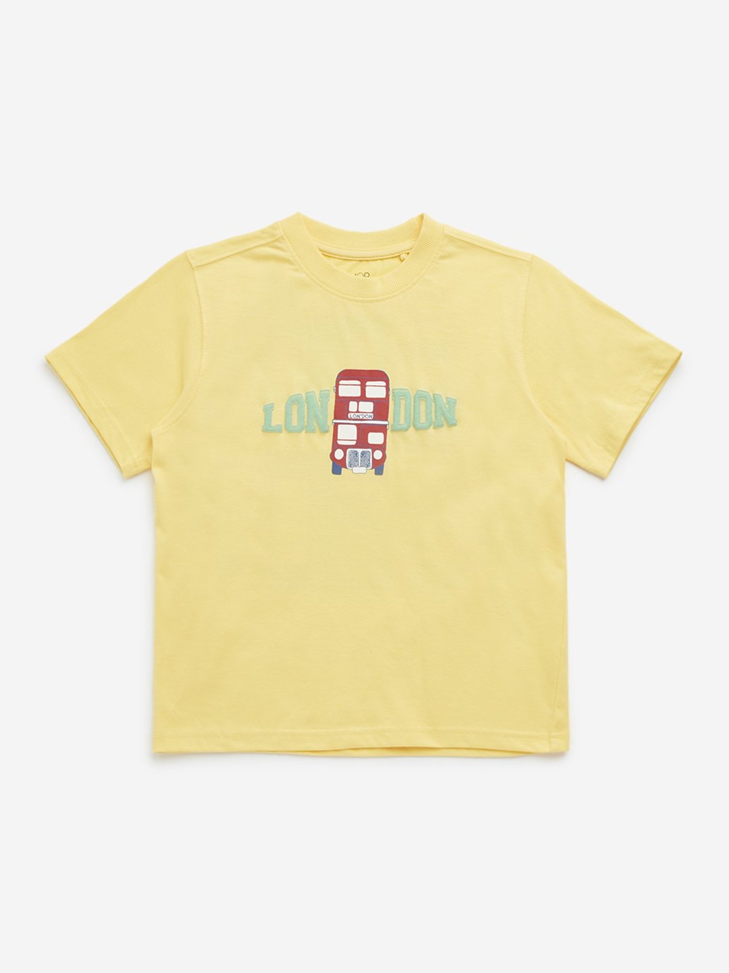 HOP Kids by Westside Yellow London Inspired Cotton T-Shirt