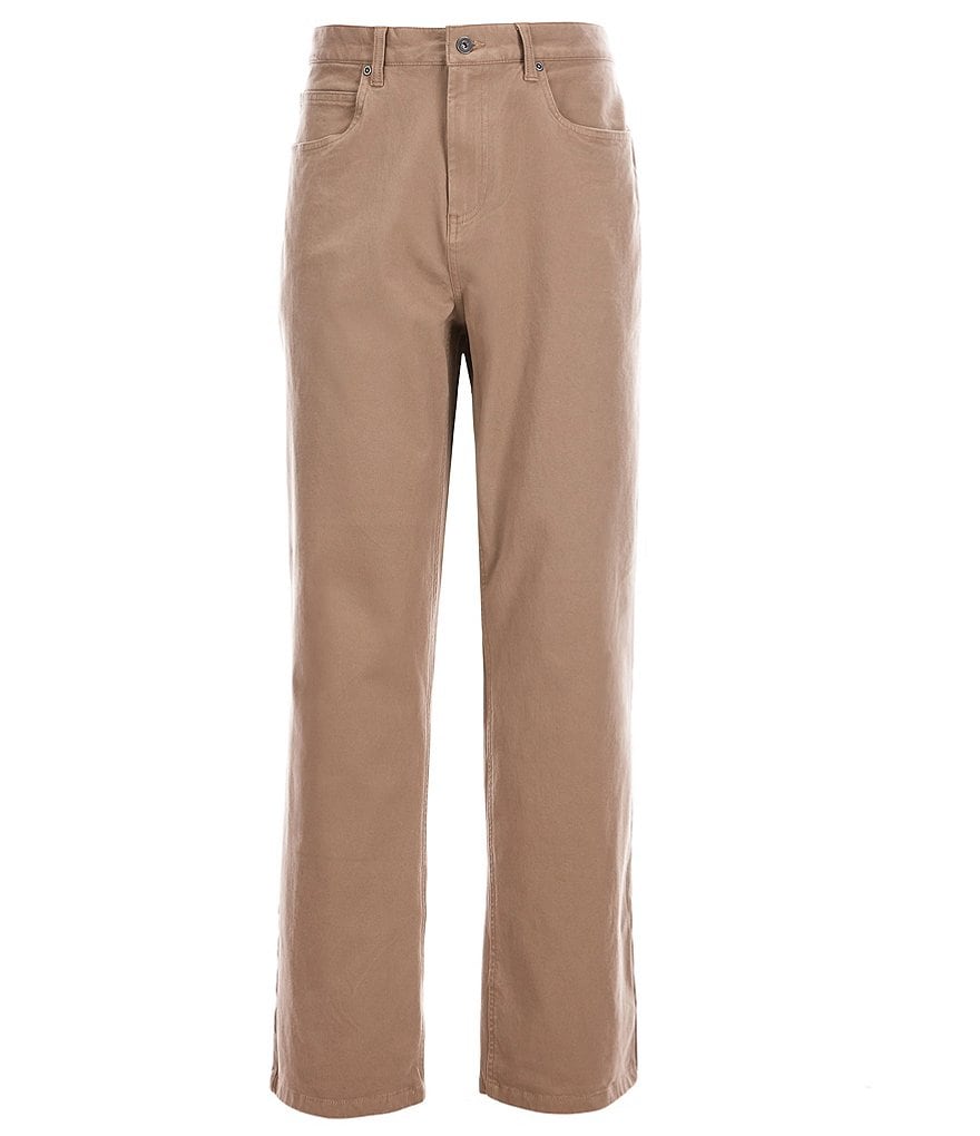 Roundtree & Yorke Flat-Front 5 Pocket Pants