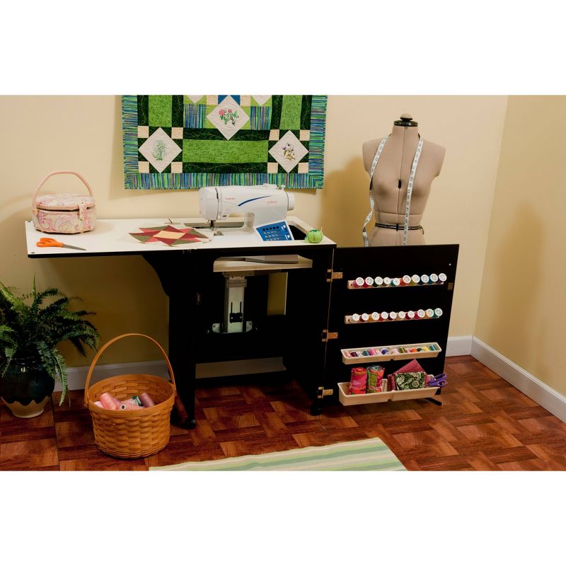 Arrow Cabinets Sewnatra Sewing Cabinet Black