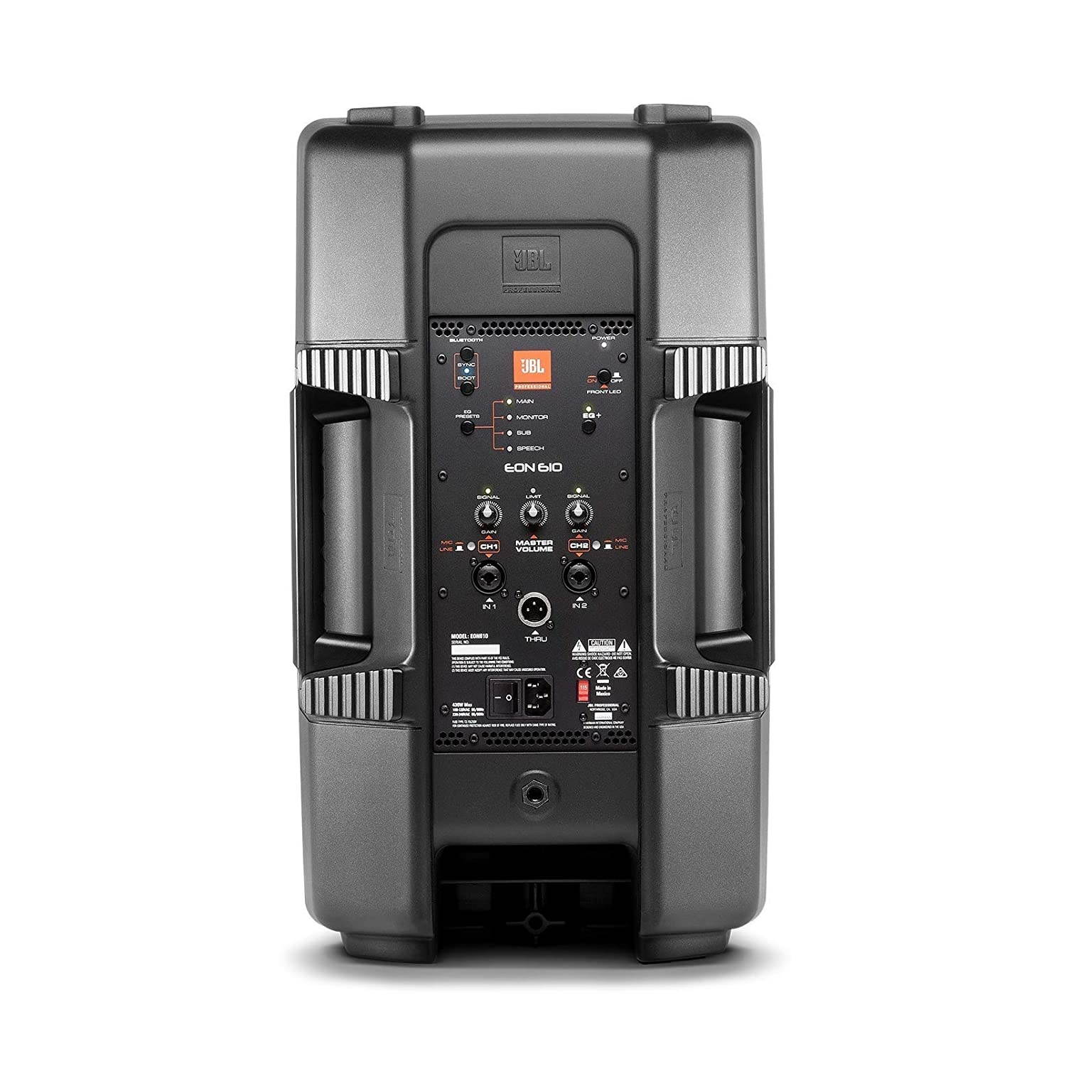 JBL Professional EON610 Portable 10" 2-Way Multipurpose Speaker All-Inclusive Bundle 1