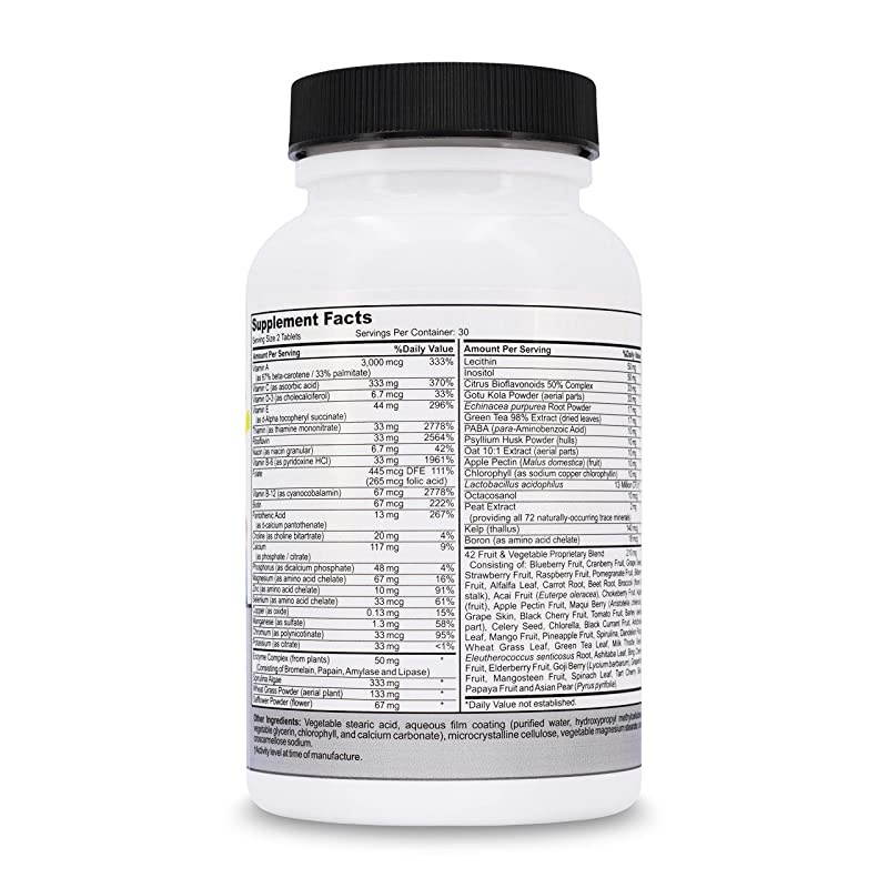 Vitamin Engineered Multivitamin for s | Antioxidants for Health Recovery | Vitamin B Complex for Running Endurance Energy VO2 Max | Probiotics Whole Foods | Vegan