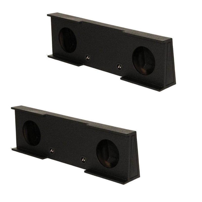Q Power Dual 10" Q Bomb Subwoofer Box GMC/Chevy 07-13 4-Door Crew Trucks (2 Pk)