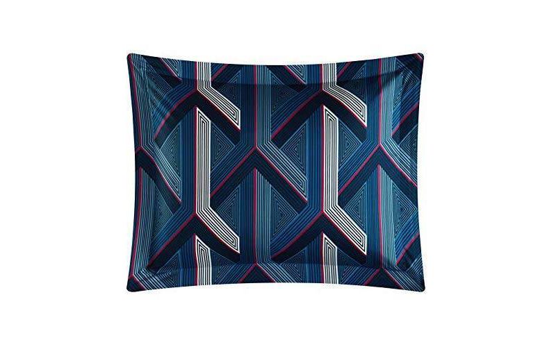 Twin XL Geo Hex Bed in a Bag Blue - Heritage Club