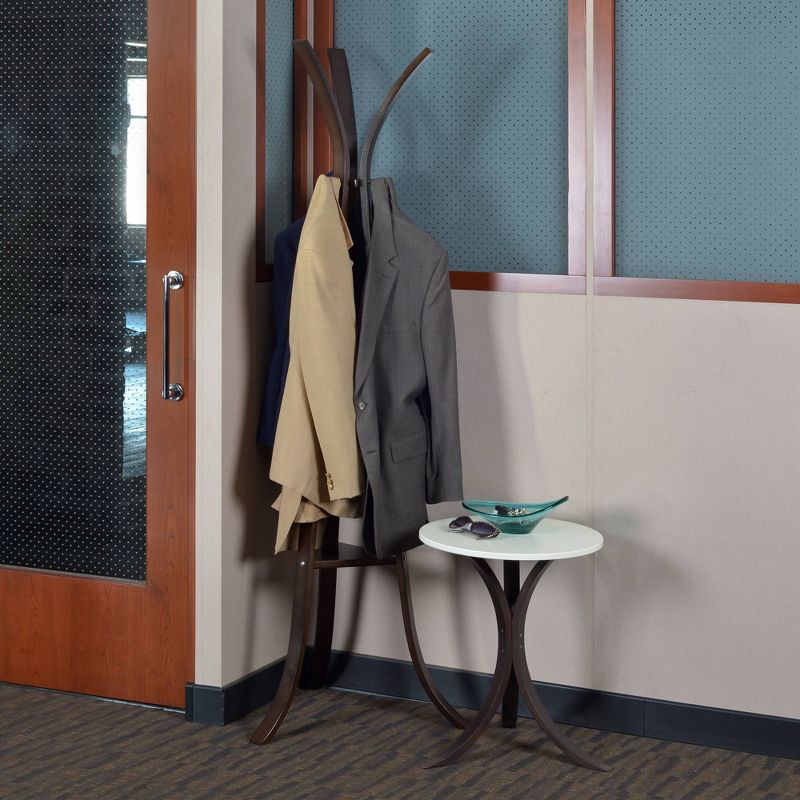 Akita Bentwood Coat Rack Mocha Walnut - Niche